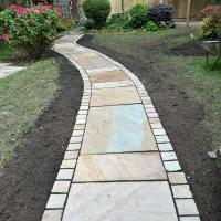 New Indian stone path