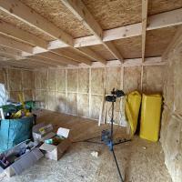 Installing the wall insulation