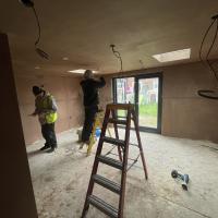 Plastering and electrics 